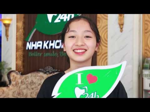 Bệnh nhân làm chỉnh nha mắc cài tại Nha Khoa 24H-TP. Hòa Bình